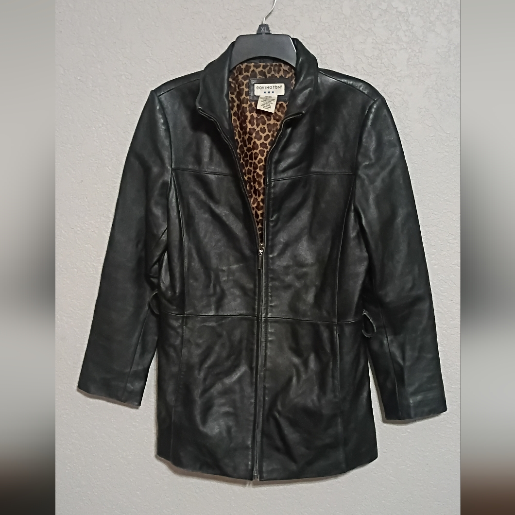 Preowned Covington Black Long Coat